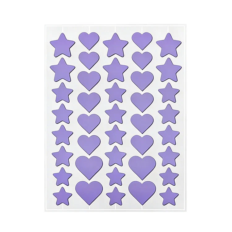 Roztomilé hvězdné náplasti na pupínky pro léčení